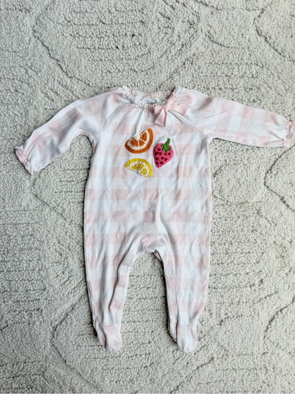 Mud Pie Fruit Onesie